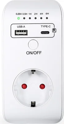 Produktbild von Programmierbarer Countdown-Timer-Schalter 6 Stunden EU-Stecker Küchentimer Steckdose AC230V