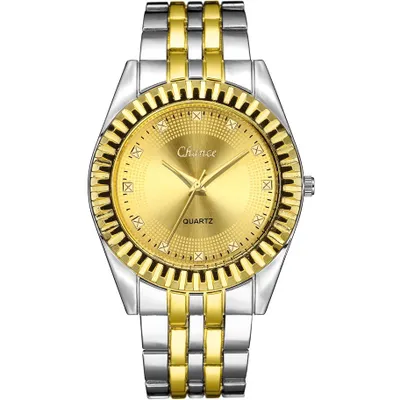 Produktbild von Modische Harlem Uhr für Herren - Silber und Gold KP12151