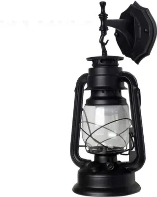 Produktbild von Retro Lichter Eisen Wandleuchte E27,Vintage Antike Wandlampe aus Metall Plastik für Treppenhäuser,Restaurants,Hotels Schwarz