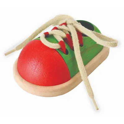 Obrázek produktu pro PlanToys Tie-up Shoe, 3 rok/roky, Vícebarevný
