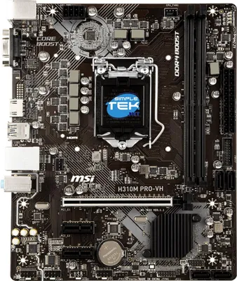 Immagine prodotto di Msi H310m Pro-vdh Plus Scheda Madre Micro-atx Ottava Nona Gen Lga 1151 V2