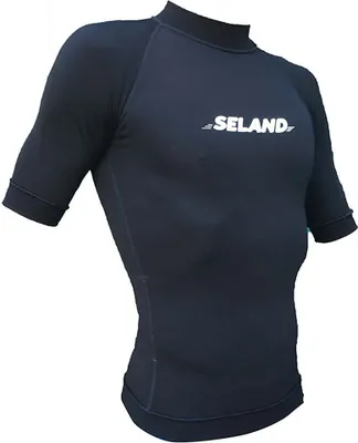 Produktbild von Seland Elasthan Kurzarm-t-shirt Schwarz 2XL Mann Schwarz 2XL