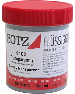 Produktbild von Glasur für Ton, Transparent, 200 ml/ 1 Dose [HOB-675992]