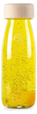 Produktbild von Schwimmende Sinnesflasche - 14 x 4 cm - Gelb | by Petit Boum