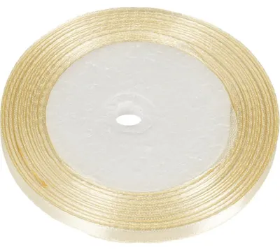 Produktbild von Satinband – 6 mm/ 22,5 m – Cremefarben