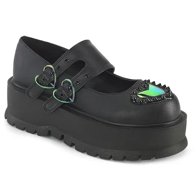 Produktbild von SLACKER-25 Damen Sandale von DemoniaCult, Schwarz EU 36, US 6
