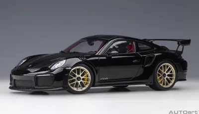 Produktbild von Autoart 78186 Porsche 911 (991.2) GT2 RS Weissach Package 2017 schwarz 1:18