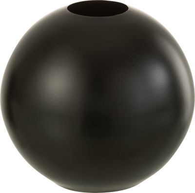 Vase Rund Metall Schwarz Large