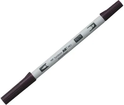 Produktbild von Dual-Fasermaler ABT Pro Keilspitze/Pinselspitze Alkoholbasis dark plum