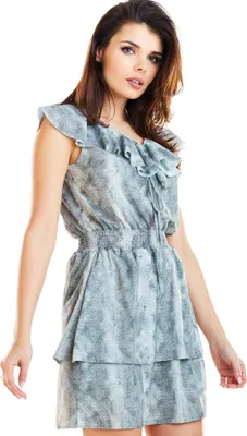 Produktbild von Awama Minikleid für Frauen Dechtenddydd A272 grau L