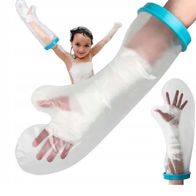 Produktbild von Gipsschutz Wasserdicht Arm Kinder, Wasserdichter Armprotektor für Gipsverbände, Verbandschutz Arm Duschschutz Kinder Arm Gips Duschhülle
