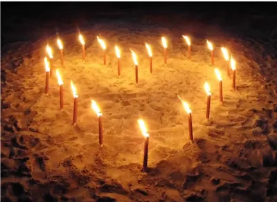 Fackel Herz aus Fackeln Flammenherz Brennendes Herz