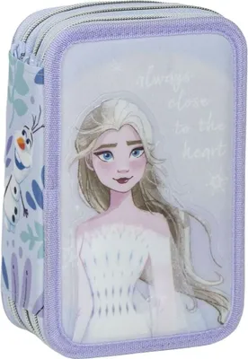 Obrázok produktu pre Peračník Frozen fialový 12,5 x 6,5 x 19,5 cm
