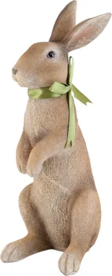 Produktbild von Clayre & Eef Figur Kaninchen 15x21x48 cm Braun Polyresin