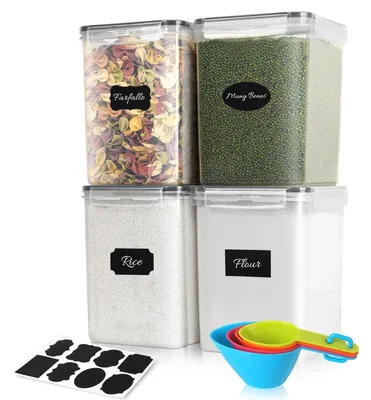 Immagine prodotto di Contenitore per alimenti set - 5,2 L - Plastica - Ermetico - 4 pezzi