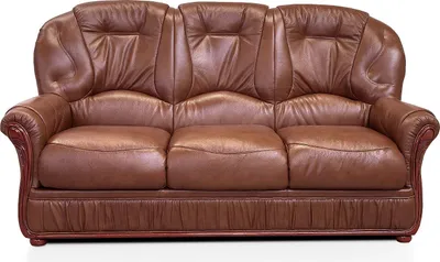 Produktbild von 3-Sitzer Sofa 100% Büffelleder DAPHNE - Farbe: braun