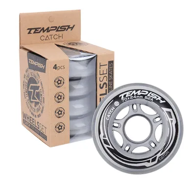 Image de Les roues de skate attrapent 70 mm / 82A gris 4 pièces