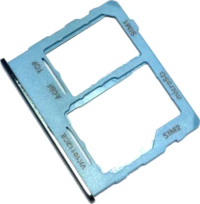 Produktbild von Simkartenhalter und micro-SD Cad Fach für Samsung Galaxy A32 5G (A326B, A326B/DS) Original Ersatzteil, Blau
