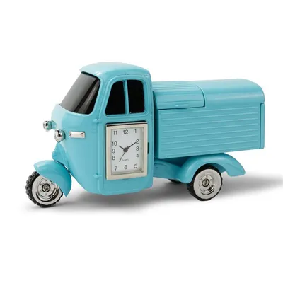 Produktbild von Designer Tischuhr Arpe Blau aus Metall