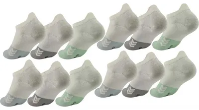 Produktbild von 12 Paar Sport-Socken mit Fersenlasche – Baumwolle, atmungsaktiv & bequem, Mix3/39-42