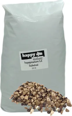 A bag of substrate with a pile of the substrate in front of it.