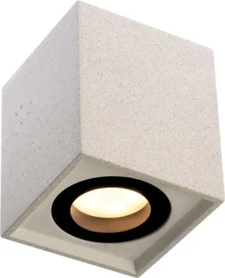 Zdjęcie produktu dla ACA Lighting oprawa sufitowa 1XGU10 biały beton 8,5X8,5XH10CM MONTE MK131S10W