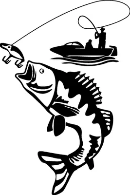 Produktbild von Aufkleber - Angler mit Boot - Angeln - Fischen - Autoaufkleber