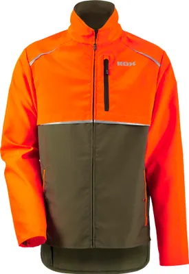 Produktbild von KOX Forstjacke Vento 3.0 Grün/Orange Größe XXL | KWF-Standard | Nicht wasserbeständig | Atmungsaktiv