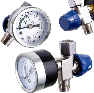 Image de Rducteur avec manomtre pour pistolets de pulvrisation Auarita MR-2