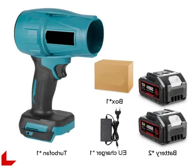 Produktbild von Turbo-Ventilator – Handventilator – Jet-Ventilator – Elektrischer Gebläse – 2000W – Bürstenlos – Mit 2 Akkus