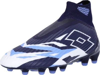 Produktbild von Lotto Fußballschuh Solista 100 mit PuntoFlex-Vorderfußdesign 9Z4 Navy Blue / All White / Cornflower 45,5