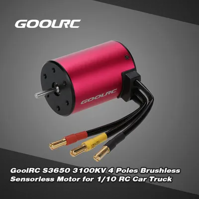 Zdjęcie produktu dla Oryginalny silnik bezszczotkowy GoolRC S3650 3100KV 4 Polen Sensorless Motor fuer 1/10 RC Auto-LKW
