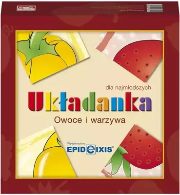 Zdjęcie produktu dla Owoce i warzywa. Układanka dla najmłodszych