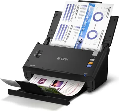 Produktbild von Epson WorkForce DS-510N, 600 x 600 DPI, 48 Bit, 24 Bit, 26 Seiten pro Minute, 26 Seiten pro Minute, Pen-Scanner