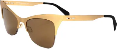 Produktbild von ITALIA INDEPENDENT I I MOD METAL 0504 Gold satin 51/19/140 Damen Sonnenbrillen