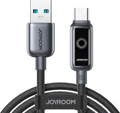Zdjęcie produktu dla Kabel Joyroom S-A55 Starflight 66W Usb-A - Usb-C 1,2M - Czarny