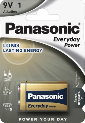 Obrázek produktu pro Panasonic Batteries Panasonic Everyday Power battery 6LR61EPS/1B 9V