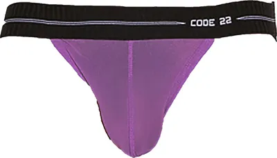 Immagine prodotto di CODE 22 - Intimo da Uomo Sospensorio - Sheer Mesh Jockstrap Grape - 1x Taglia M