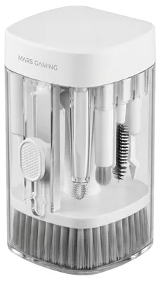 Imagen del producto de Mars Gaming MAKITW, kit de limpieza para dispositivos, teclados, teléfonos móviles/smartphones, teléfonos, ordenadores portátiles, tabletas, micrófonos, ordenadores, blanco, España, 60 mm, 102 mm