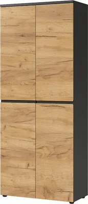 Imagen del producto de LEXINGTON: Archivador de 5 cajones, color grafito / roble Navarra