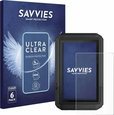 Produktbild von 6x Für Garmin eTrex Touch 2025 Schutzfolie Savvies Displayschutz Display Schutz Folie Klar Transparent