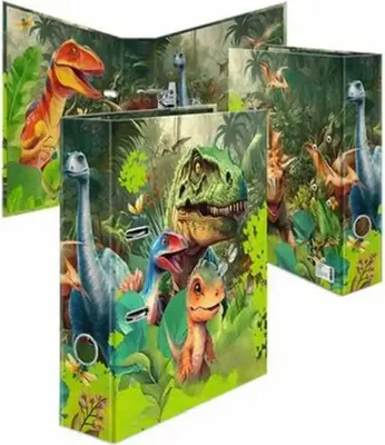 Produktbild von HERMA Motivordner "Dino World" DIN A4 70 mm