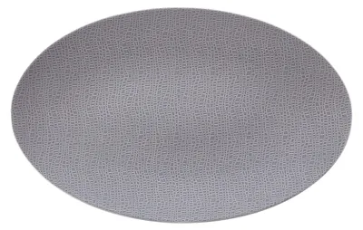 Produktbild von Seltmann Weiden L Fashion elegant grey Servierplatte oval 40x26 cm