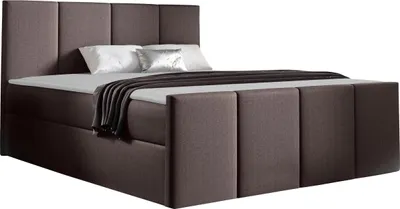 Produktbild von MIRJAN24 Boxspringbett Lars, Ehebett mit zwei Bettkästen, Doppelbett, Stilvoll Schlafzimmer (Muna 05, Größe: 180x200 cm)