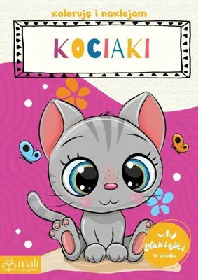 Image de "Coloriage et autocollants : les chatons" - Livre éducatif avec des autocollants, 16 pages