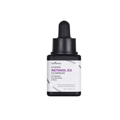 Immagine prodotto di Isntree Hyper Retinol Ex 1.0 siero con 5 peptidi, 5 ceramidi e TECA – siero anti-età da 20 ml