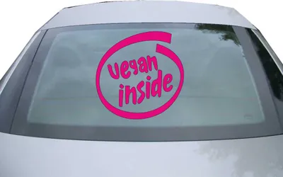 Produktbild von Indigos UG - Aufkleber Heckscheibe & Motorklappe DE2242 - pink - 600x599 mm - Wintergerät - Auto Scheiben Fenster Heckklappe Tuning Racing JDM - Die cut