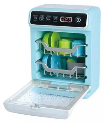 Image de Mon lave vaisselle electronique realiste + dinette - jouet electromenager cuisine