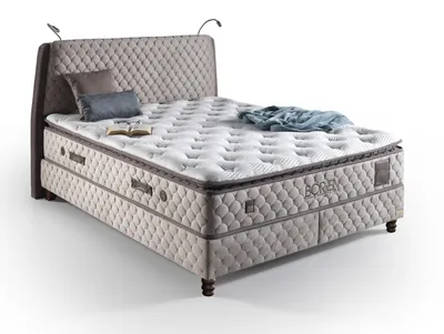 Produktbild von Bambi Boxspringbett Borjen 180x200, mit Taschenfederkern-Matratze und Bettkasten