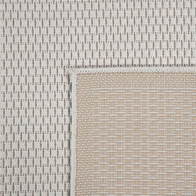Produktbild von Outdoor Teppich wetterfest Garten & Terrasse flachgewebt Uni Sisaloptik robust Grösse 120x160 cm